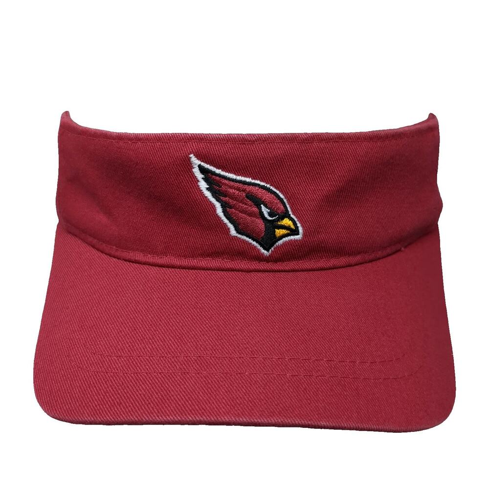 Arizona Cardinals NFL Reebok Red Visor One Size Strapback Logo Embroidery Hat